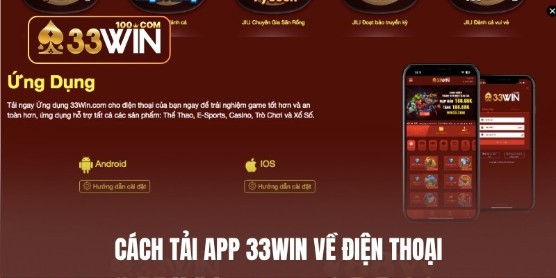 Cách tải app 33WIN về điện thoại